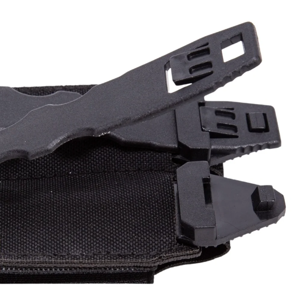 Custodia per manette 1000D Marsupio in nylon MOLLE / Cintura Custodia per polsino a basso profilo Fondina Cintura da lavoro Gilet Borsa da cintura da caccia all'aperto