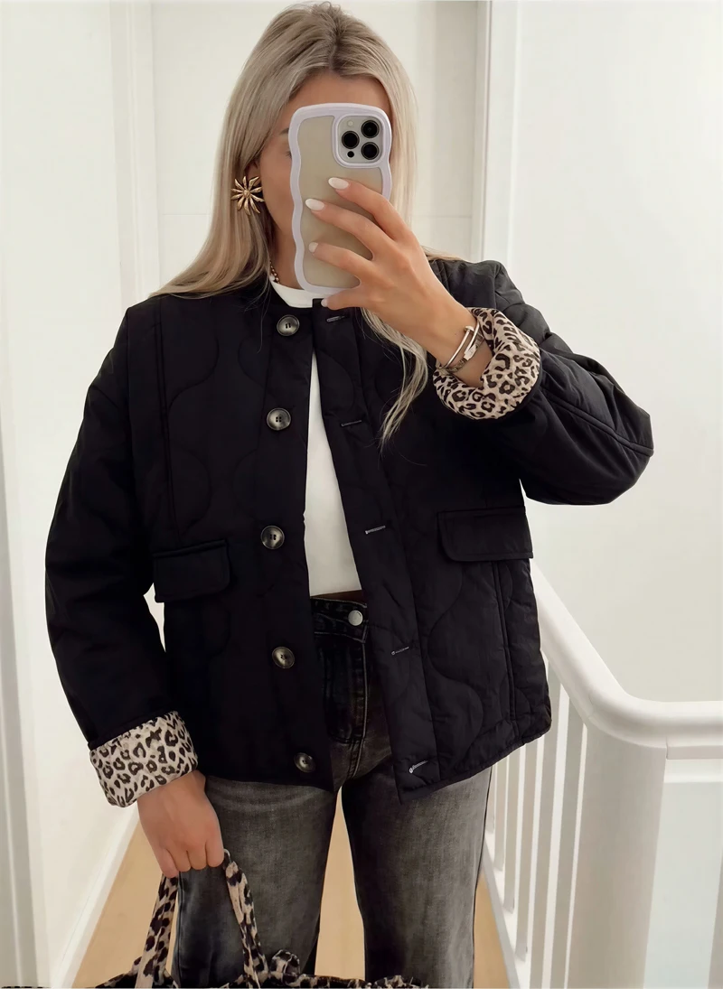 

Парки женские корейские внесезонные модальные на флисовой подкладке стеганый пояс с застежкой на талии и карманом с клапаном на боковой пуговице с открытой горловиной нерегулярной формы