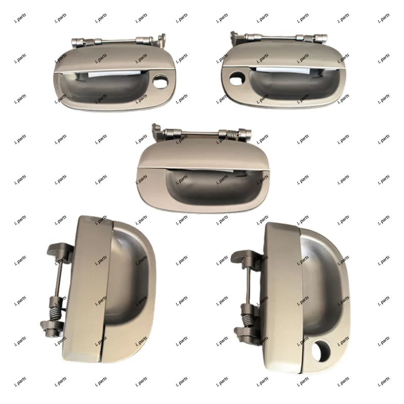 

Mentro de puerta EXTERIOR para coche, accesorio para refine H1 STAREX H1 IMX I800 82650-4A300 82660-4A300 83660-4A300 серебристый