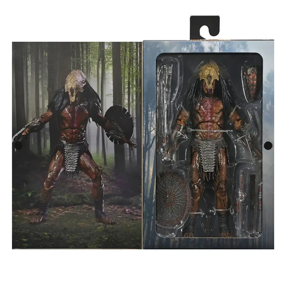 Op voorraad: NECA 51725 Prey Ultimate Feral Predator, 18 cm, bewegelijke actiefiguur, Gold Label, authentiek verzamelobject.