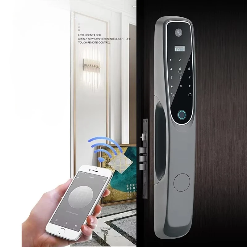 S907MAX Electronic Lock WIFI APP Password  IC Card Alarm WIFI Door Lock