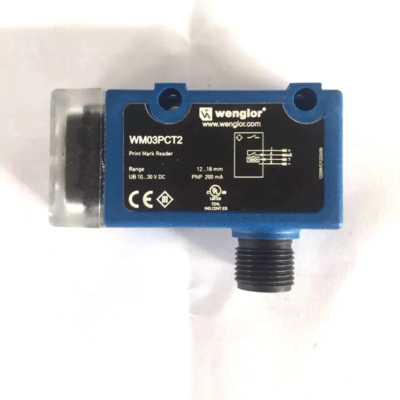 

WM03PCT2 photoelectric sensor level of protection is IP67 the supply voltage is 10-30V DC new and original