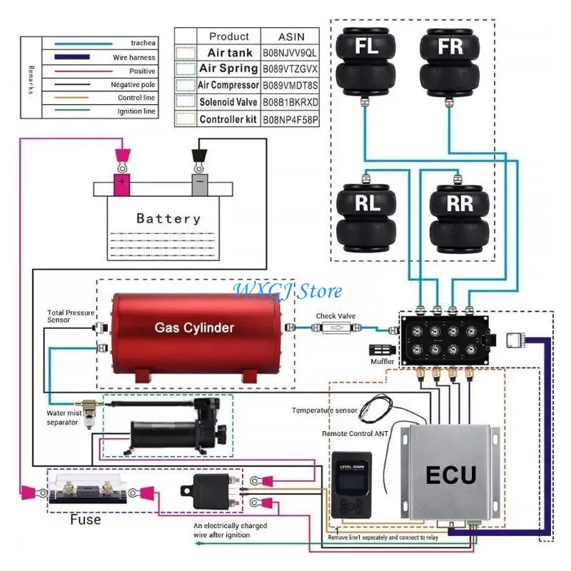 

37JE Professional Automotive 8 Valves Air Suspension Manifold Valves for Optimally Ride Experience Enhances Vehicle Stability