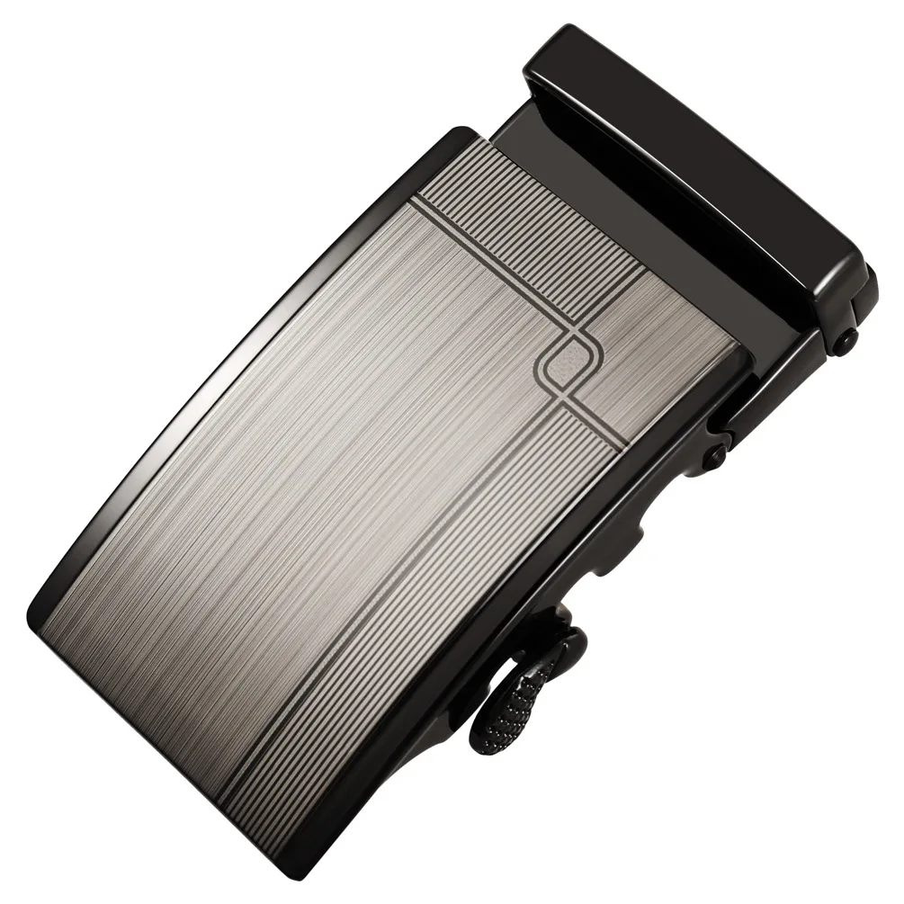 رأس مشبك أوتوماتيكي جديد، مشبك حزام للرجال، مشبك حزام من سبائك الزنك الأبيض 3.5 سم #3