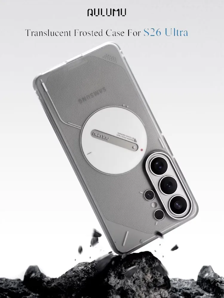 

Чехол AULUMU S26 Ultra из ТПУ, полупрозрачный матовый, магнитный, защитный, полностью закрывающий, противоударный для Samsung Galaxy S26 Ultra