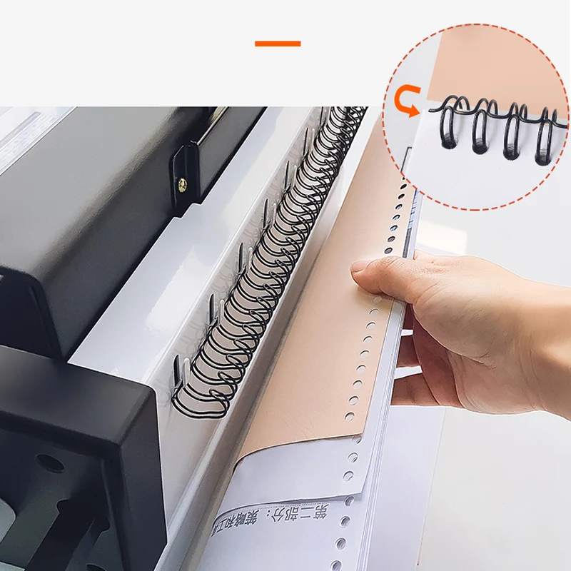

Factory Best A4 Spiral Wire Binding Automatic Wire Binding Machine Coil Binding Machine