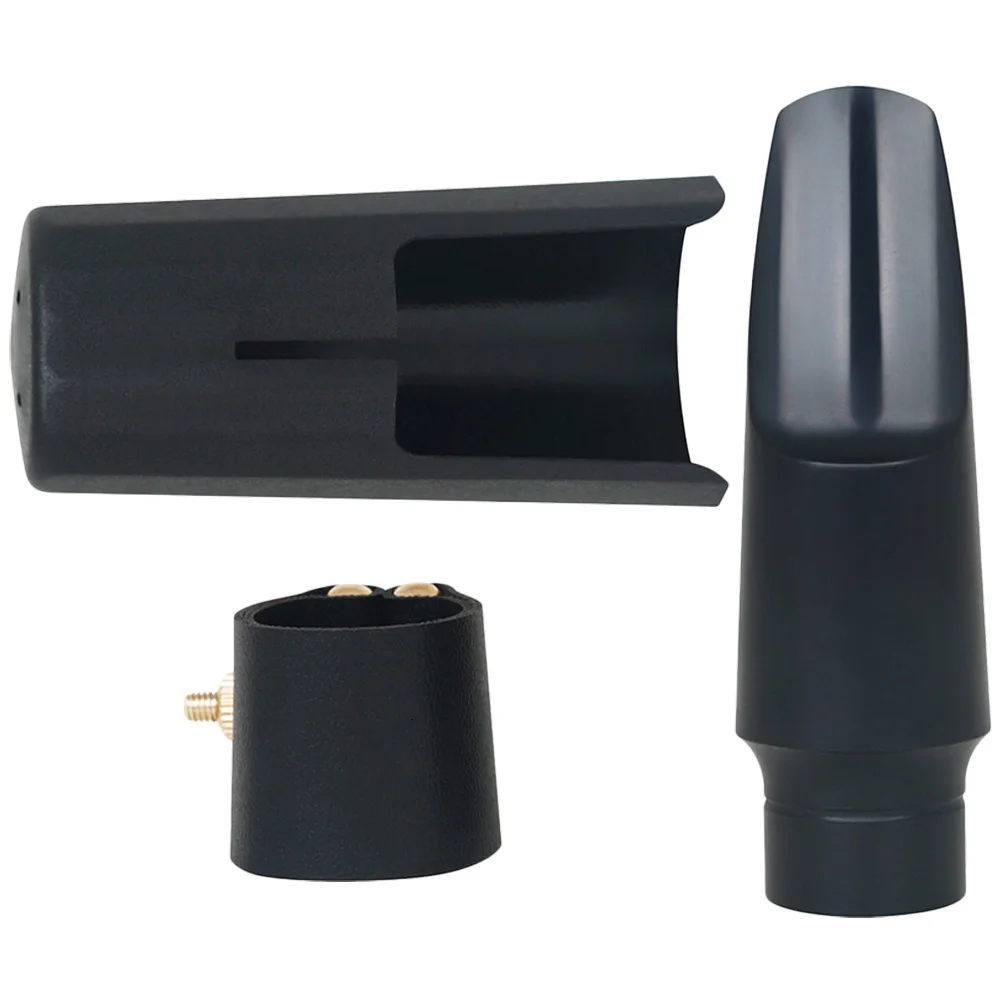 

Alto Saxophone Mouthpiece Kit Clip Cap Accessories Balanced Tone Focus Any Octave Long Use Safe Hands Practical Sax
