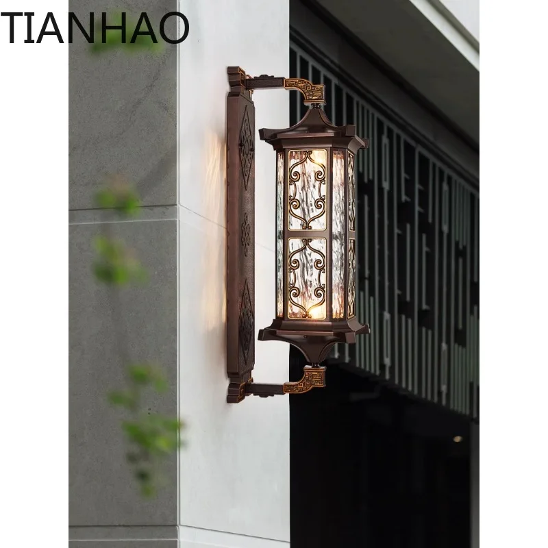 European outdoor wall lamp waterproof garden lamp garden villa entrance lights on both sides super bright outdoor balcony exteri
