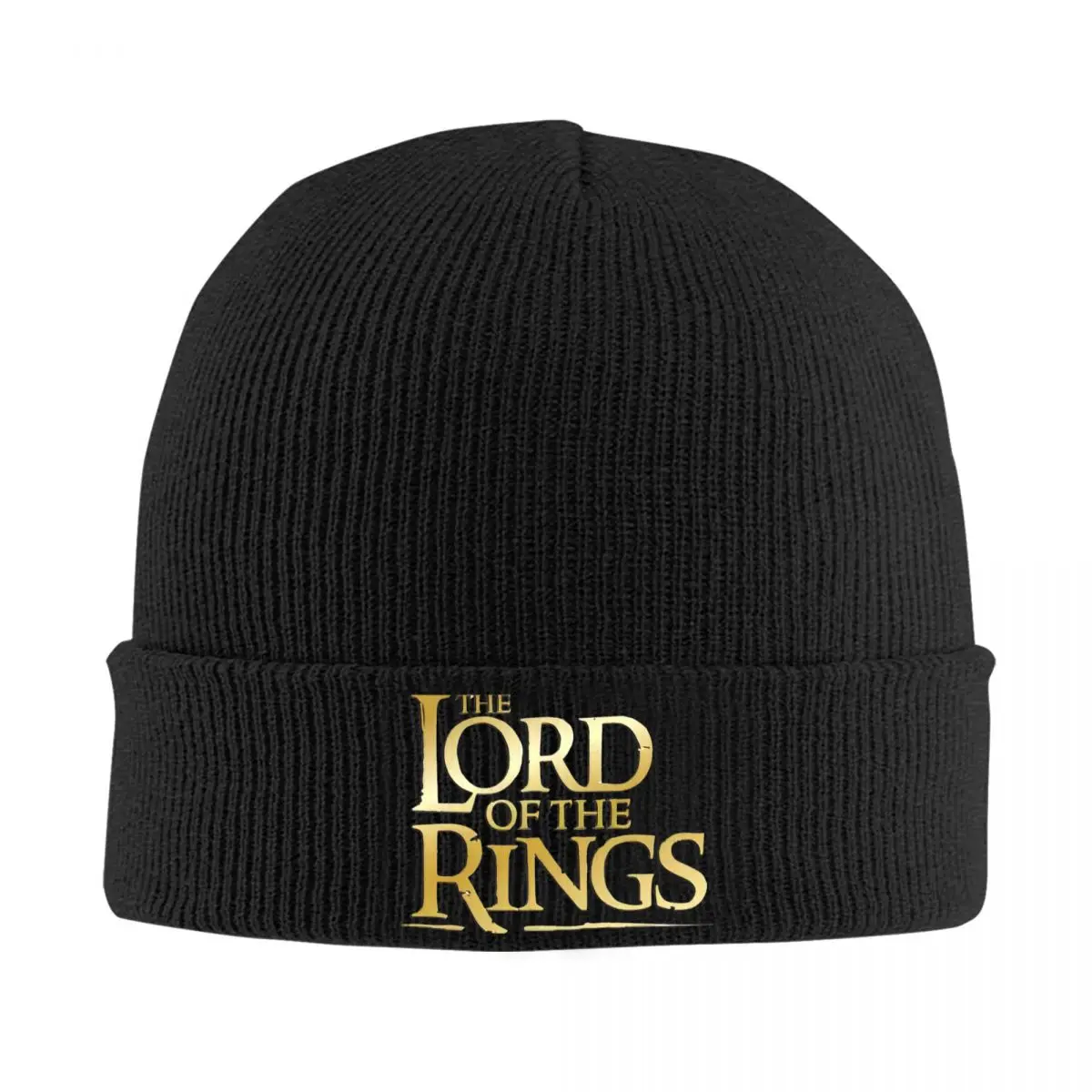 L-Lords Of The R-Rings Bonnet Hats Beanie Hats Autumn Winter Graphic Knitting Hat Vintage Men Women Unisex Outdoor Warm Soft Cap