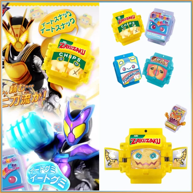 Oryginalny zestaw figurek akcji Bandai Dx Kamen Rider Gavv Fuwamallow & Zakuzaku Chips |   03-04 Mówiący Gochizo Zabawka Prezent