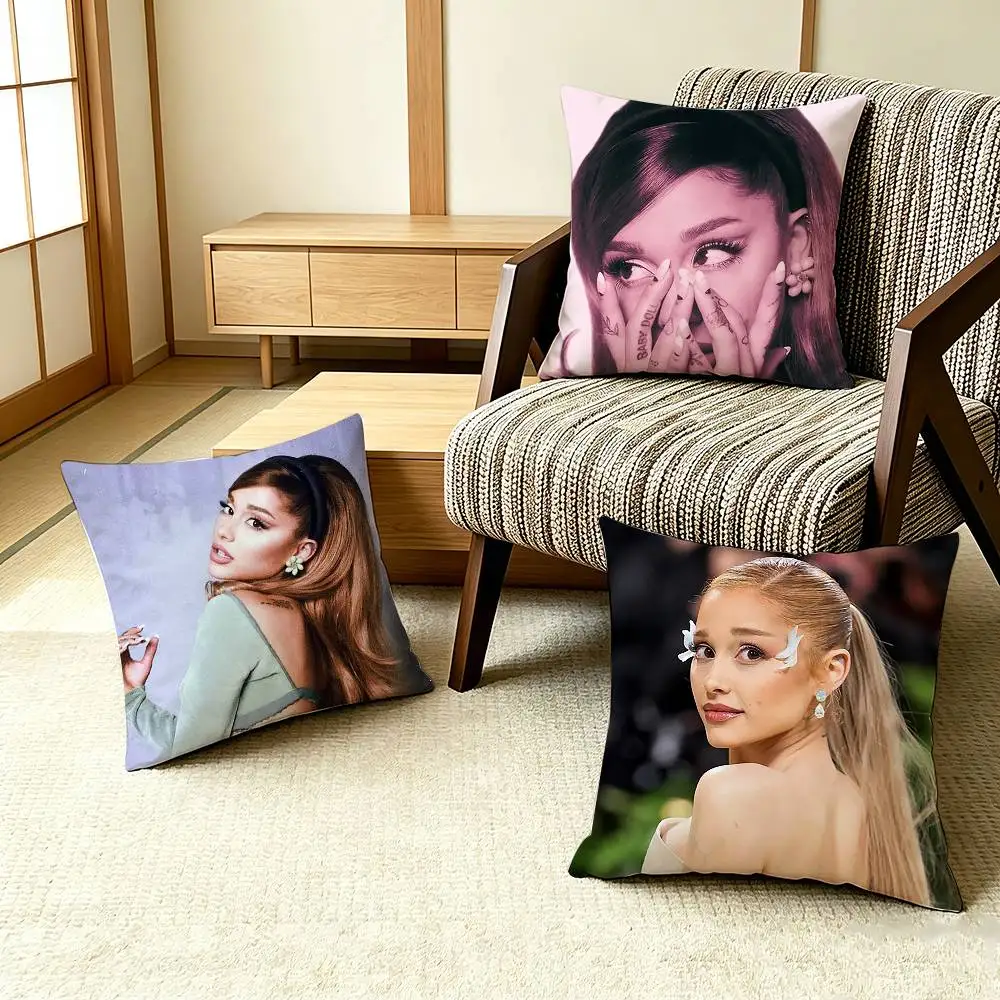 Music Star Ariana G-Grande   Pillow Case Pattern Printed Pillowcase For Living Room Sofa Cushion Cover