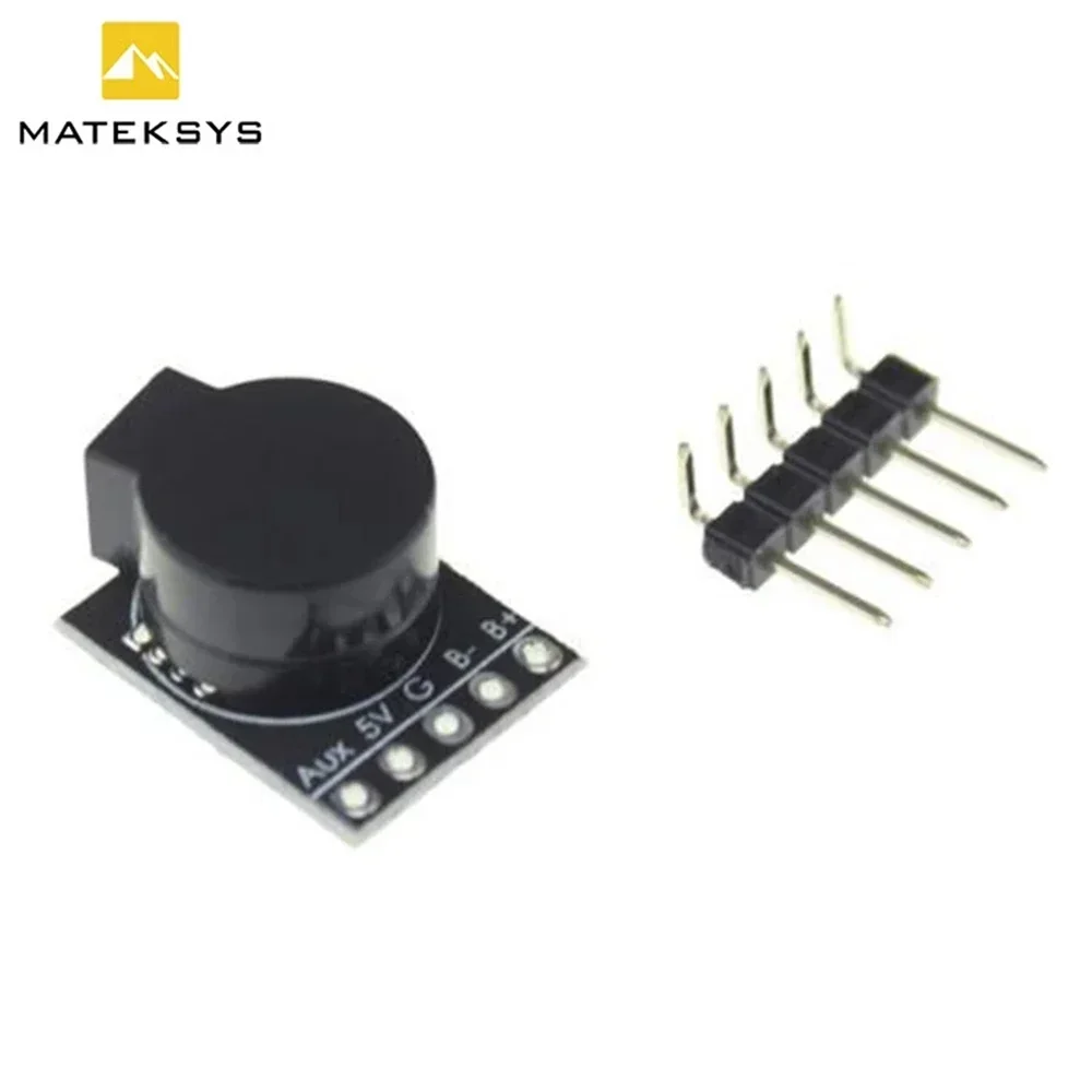 Matek Lost Model Beeper Flight Controller 5V Loud Buzzer Built-in MCU for FPV Drone Multicopters RC Quadcopter Tracking Device