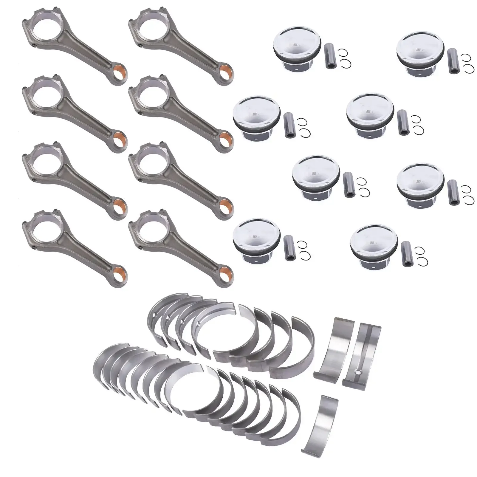 AP03 محرك العمود المرفقي بلاط قضبان المكبس خواتم مجموعة لجاكوار لاند روفر AJ133 5.0 V8