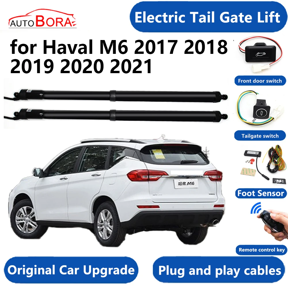 

AutoBora Car Electric Tail Gate Lift System Power Liftgate Kit Auto Automatic Tailgate Opener for Haval M6 2017~2021