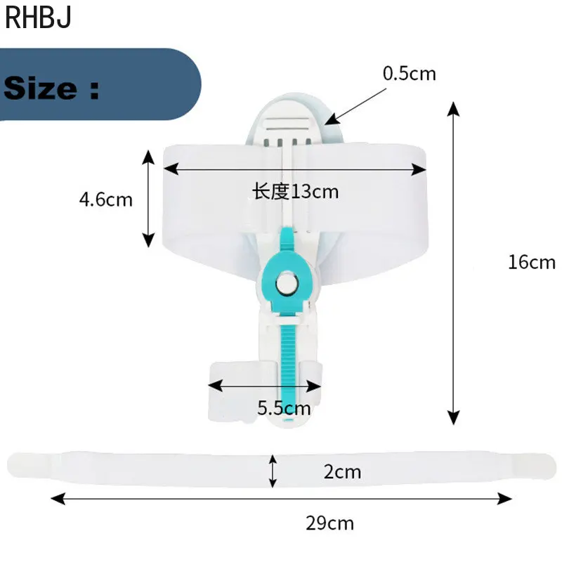 RHBJ 1/2pcs New Hallux Valgus Corrector Bunions for Toes Foot Finger Separator Toe Separator Foot Care Haluksy Bunion Corrector