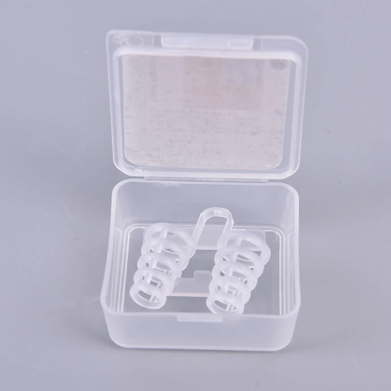 Anti Snoring Device Aid Sleeping High-Quality Soft Safe Silicone Boxed Comfortable Nasl Dilators Stop Nose Clips 4 Sizes