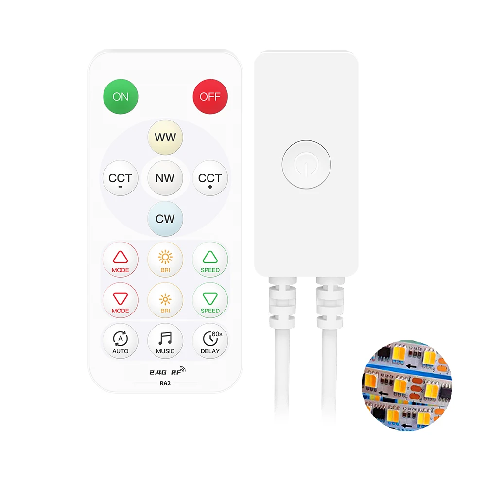 DC5-24V SP647E SPI 2CH CCT Led Music APP Controller Adjustable Color Temperature and Brightness WS2812B WS2811 Pixels LED Strip
