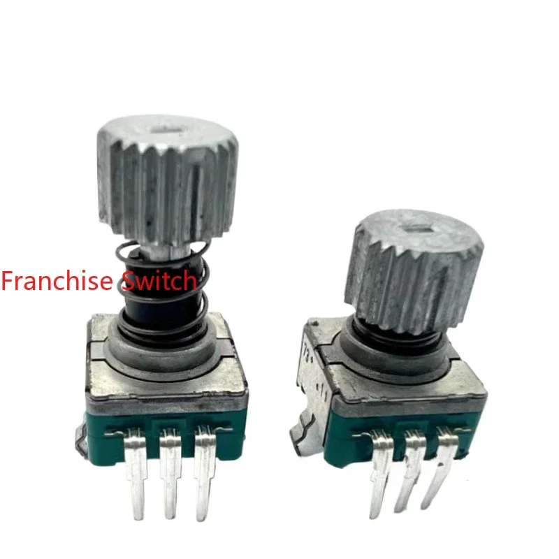 10 個古い A6 車 CD ノブエンコーダスイッチポテンショメータボリュームボタン EC11E152U402