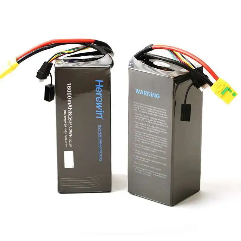 Herewin 16000MAH Battery 22.2v 6S 20C Battery Agricultural Plant Protection UAV Battery