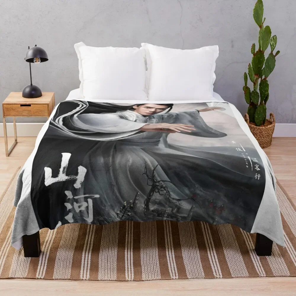 

Wen Ke Xing Throw Blanket Luxury Designer Sofa Retros halloween Blankets