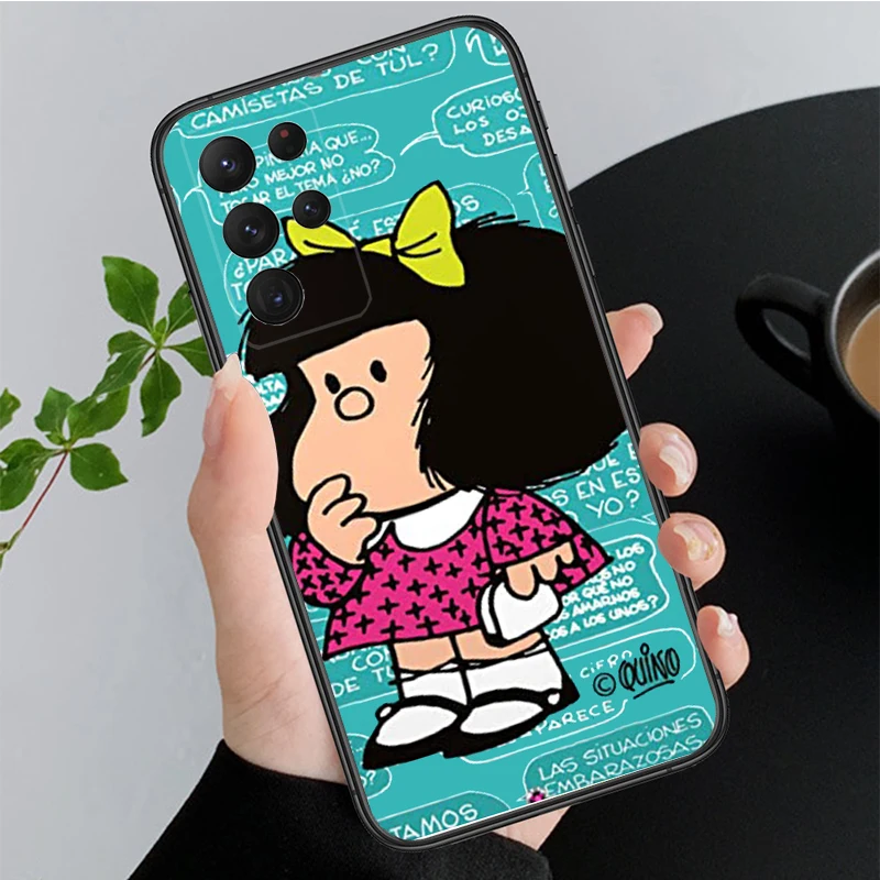 جراب هاتف Mafalda لسامسونج جالاكسي a35 a55 a54 a15 a25 a05s a05 a22 a24 a52 a33 a34 m34 m14 m54 m23