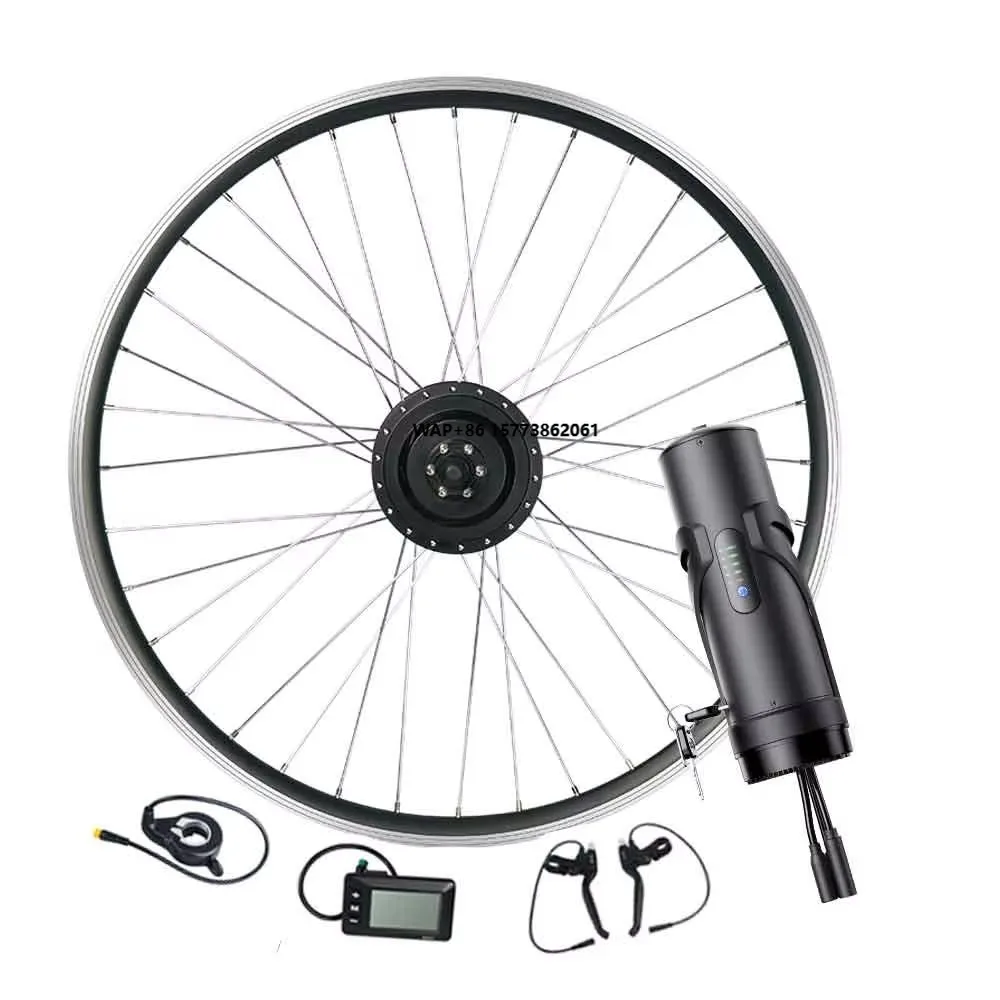 

Комплект для задней ступицы Ebike, 36 В, 350 Вт, комплект для переоборудования электрического велосипеда с дополнительной батареей, 36 В, 7 Ач, аккумулятор для бутылки с водой