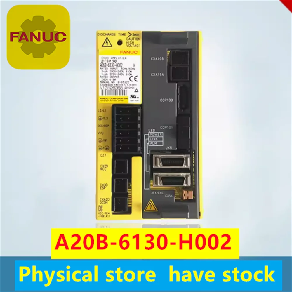 A06B-6130-H002  Original old used Free shipping Fanuc driver used/new in-stock inventory A06B-6130-H002