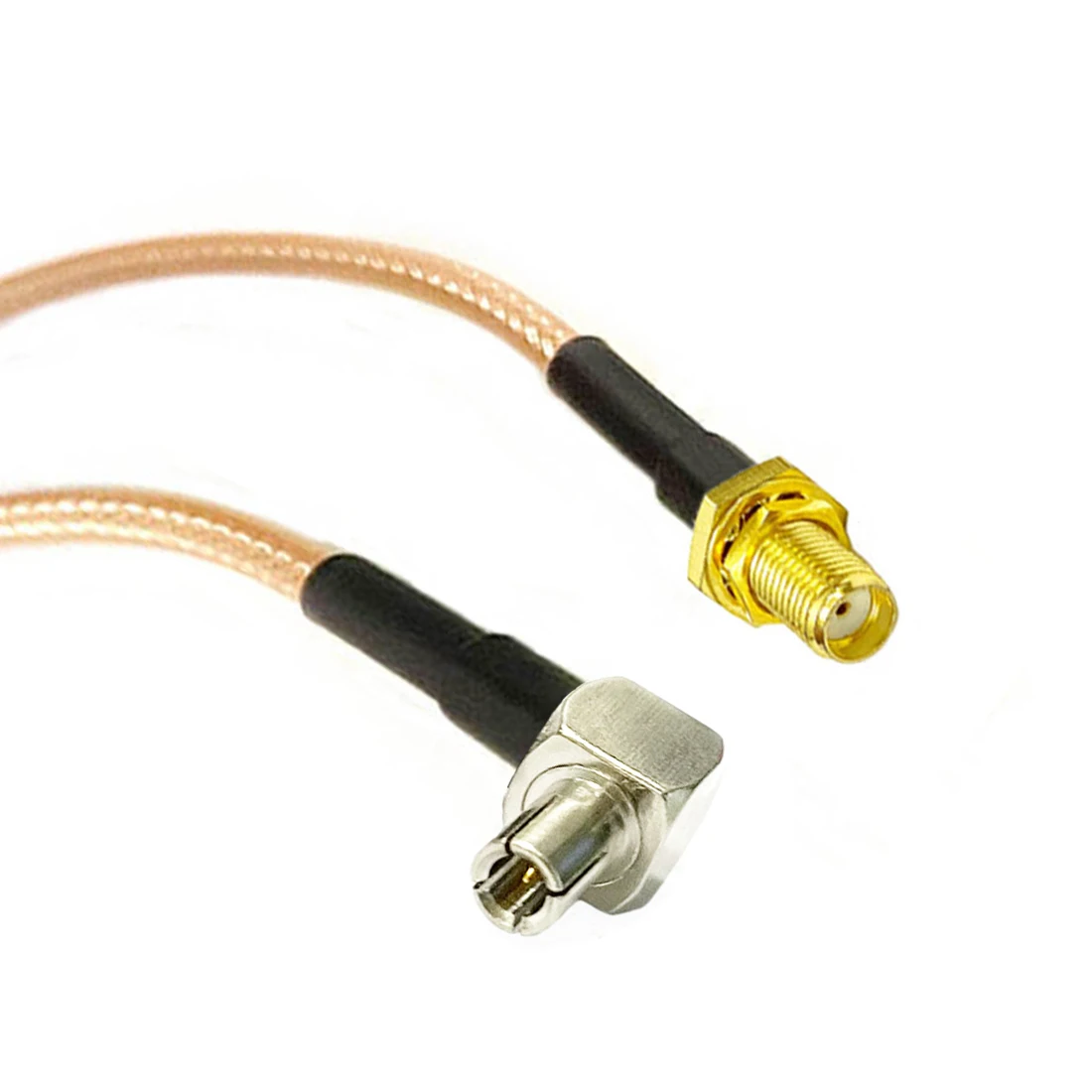 1pc SMA Female Jack Nut to TS9 Male Right Angle Plug RG316 Pigtail Cable Adapter 15cm/30cm/50cm/100cm Wholesale Price