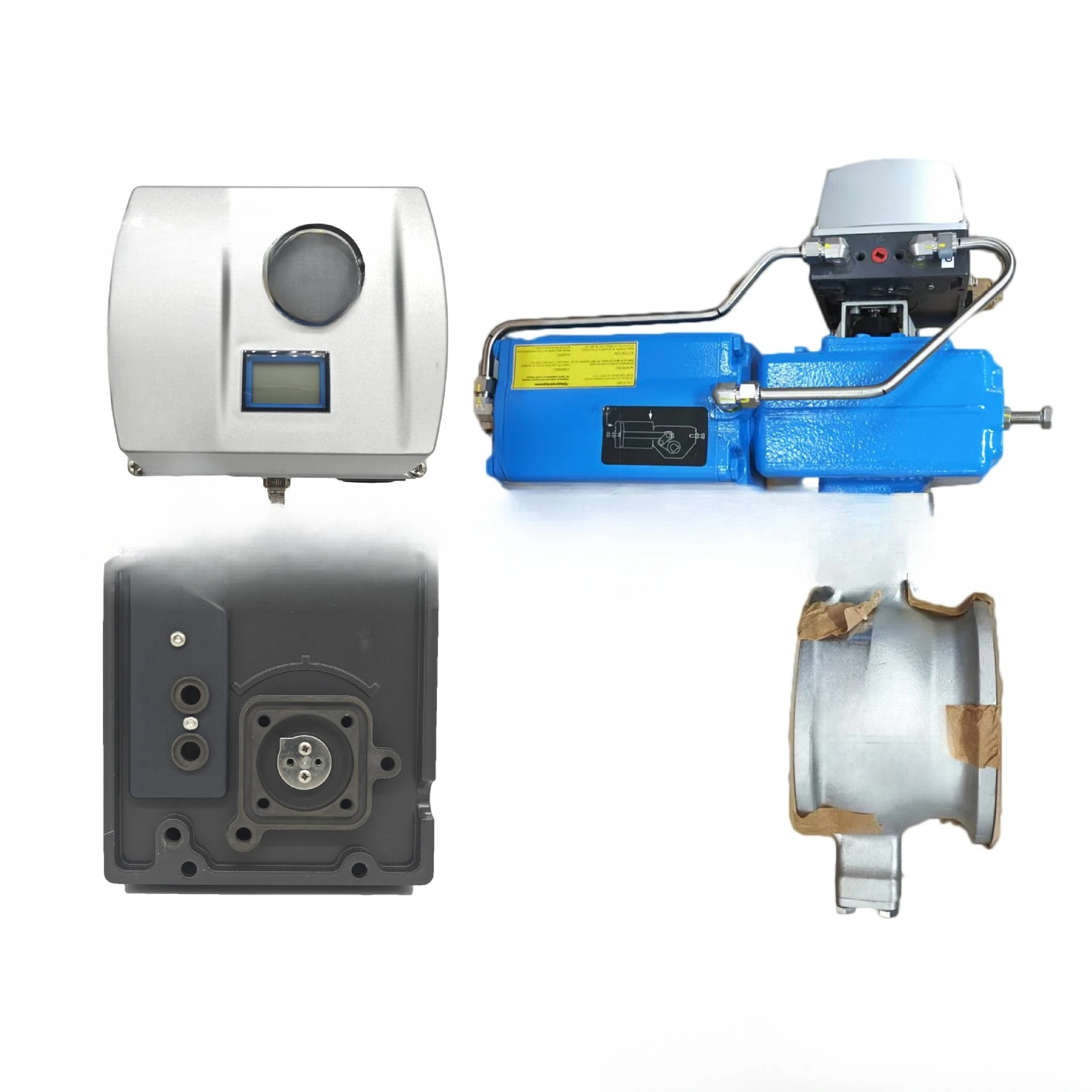 Pneumatic actuator valve with ND9103 valve positioner