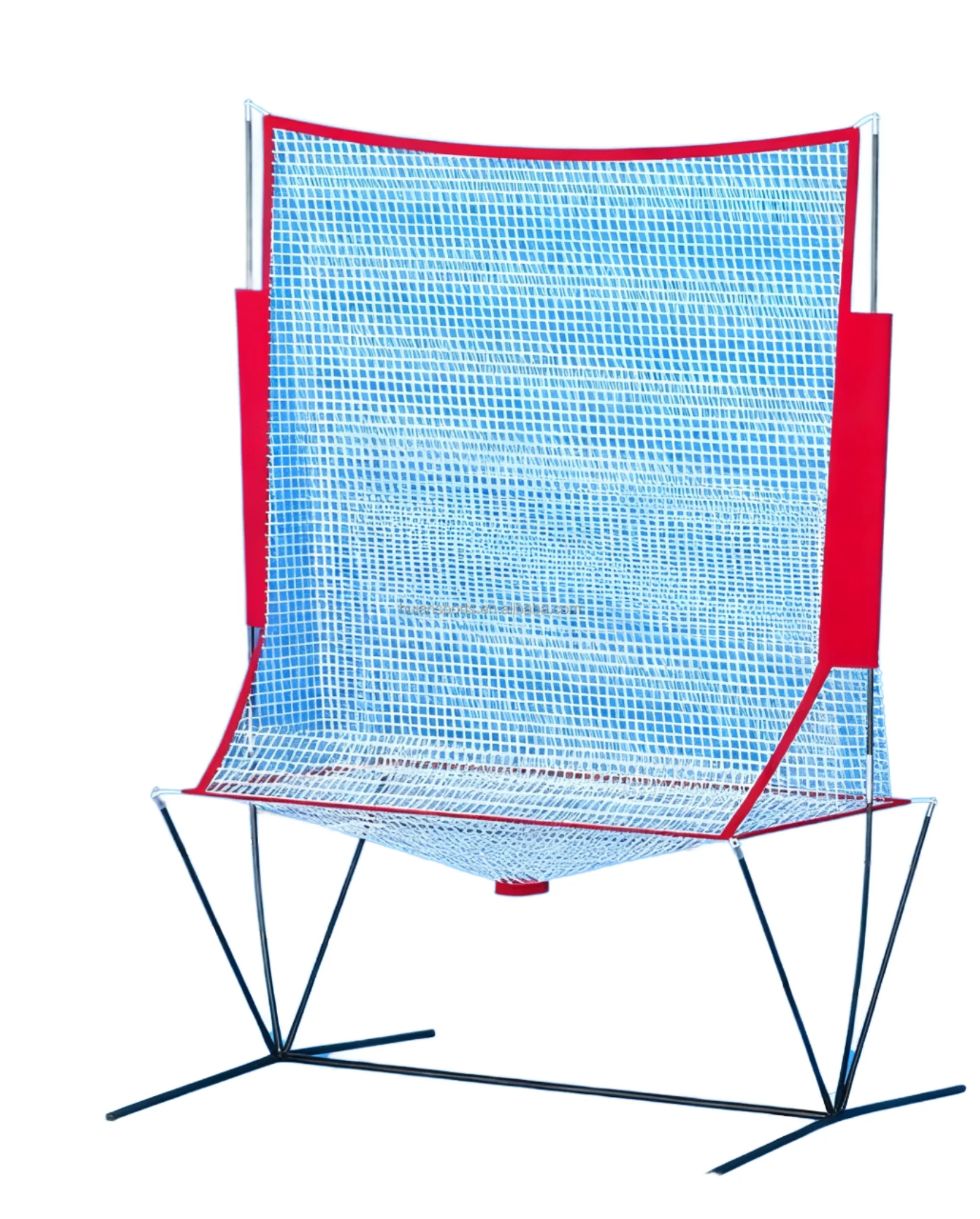 Portable Tennis Ball Receiving Net, ABS+Steel Construction, 33 Balls Capacity, Outdoor Training Set, Durable and Stable