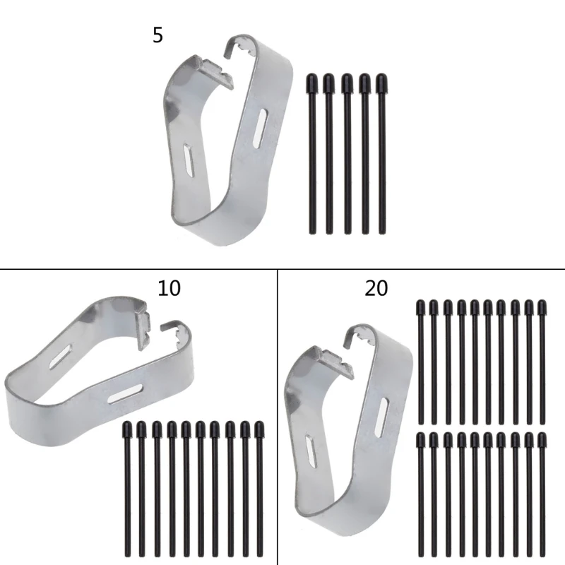 Puntas lápiz táctil con Clip Metal para al-star EMR lápiz óptico punta repuesto accesorios para escurrir