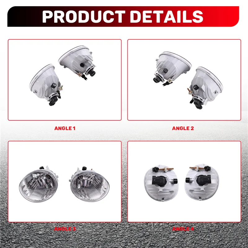 

A99F-Многофункциональный нижний бампер, противотуманная фара с прозрачной линзой для Toyota Avalon, RAV4 2004-2005, Hilux Vigo