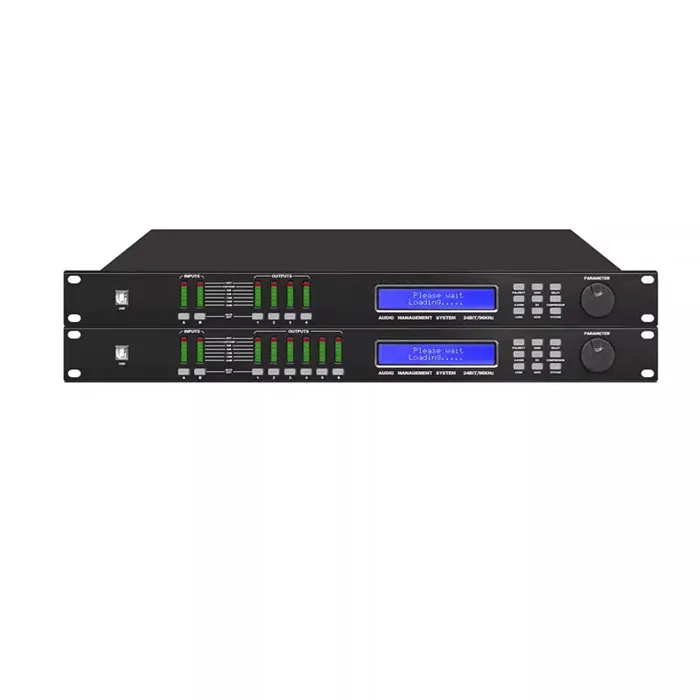 MK-2400 2In4Out Karaoke Audio Processor Professional Stage Effect Speaker Management Device