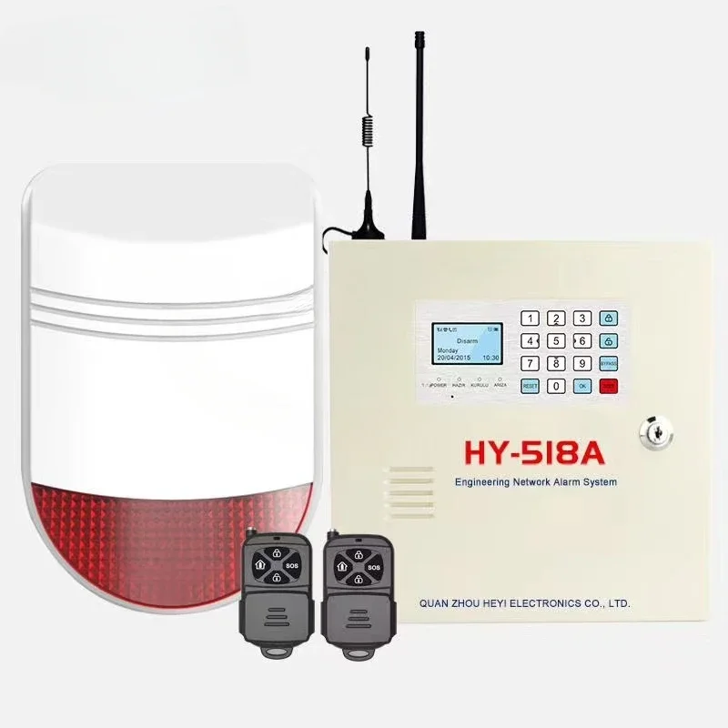 2022 hot sale security alarm system with gsm remote control relay APP control Hy-518