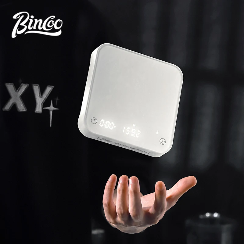 Bincoo Espresso Digital Scale Special Coffee Bean Weighing Smart Hand Brewing Mini Portable Scale Matching Coffee Appliance