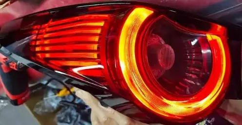 1 Uds. Luz trasera superior para Mazda CX-30 2020-2023 freno de advertencia parada lámpara antiniebla señal de giro luces de estacionamiento ala Led