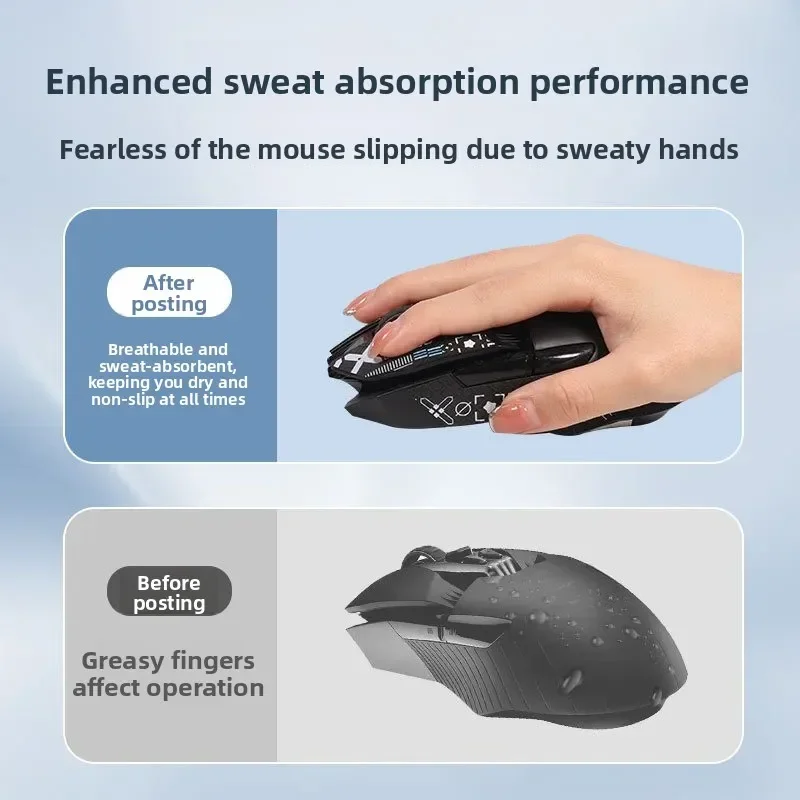Lizard Skin Anti-Slip Sweat-Absorbent Wear-Resistant Stickers for Logitech G903 Gaming Mouse