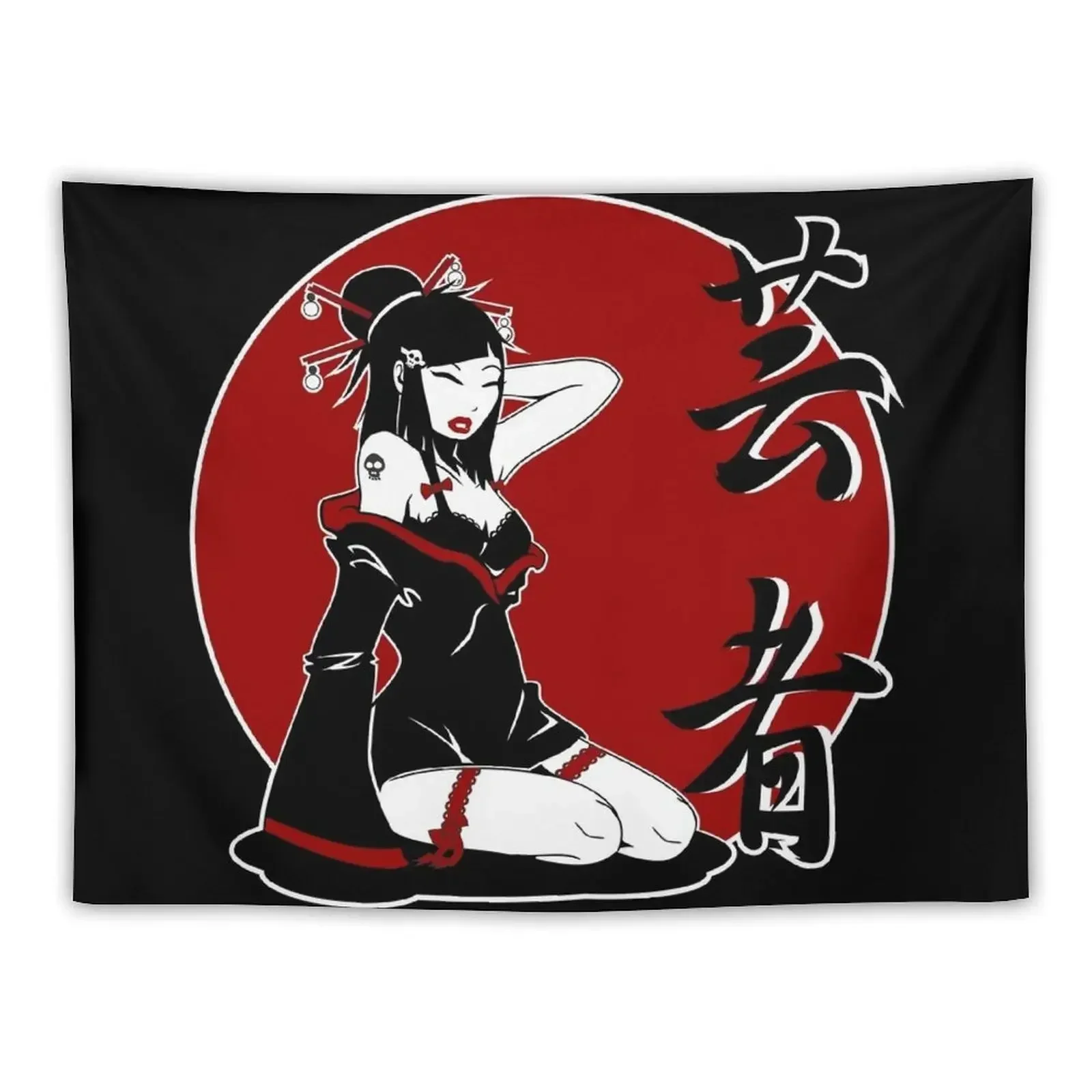 

Geisha Pinup Jp 2 Tapestry For Bedroom Bedroom Organization And Decoration Wall Hangings Decoration Tapestry