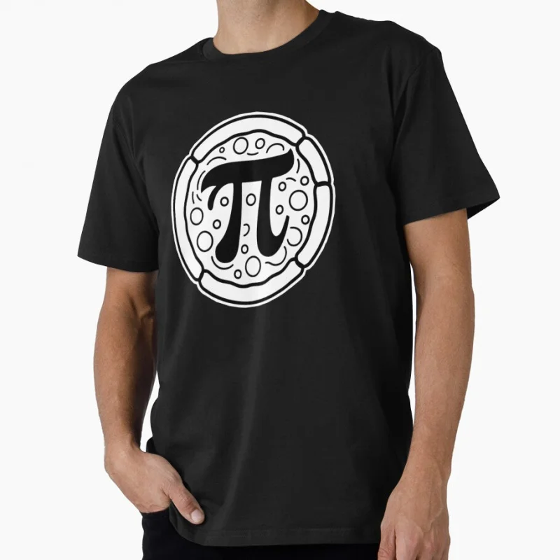 

Pi day pizza π Symbol 3.14 funny math science Gift t shirt for man Large size Tops S-6XL 100% cotton print Clothes