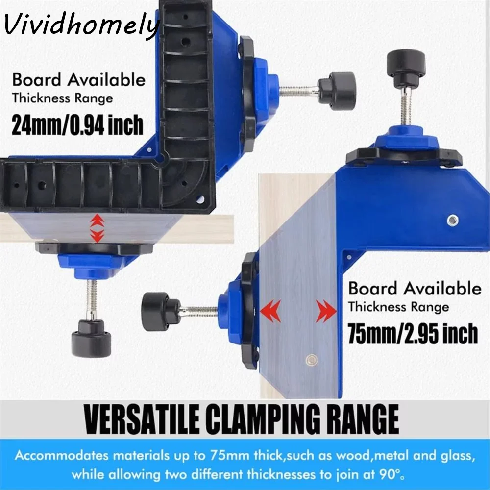 

Угловой зажим 90 градусов, быстросъемный, для крепления панелей, для столярных работ