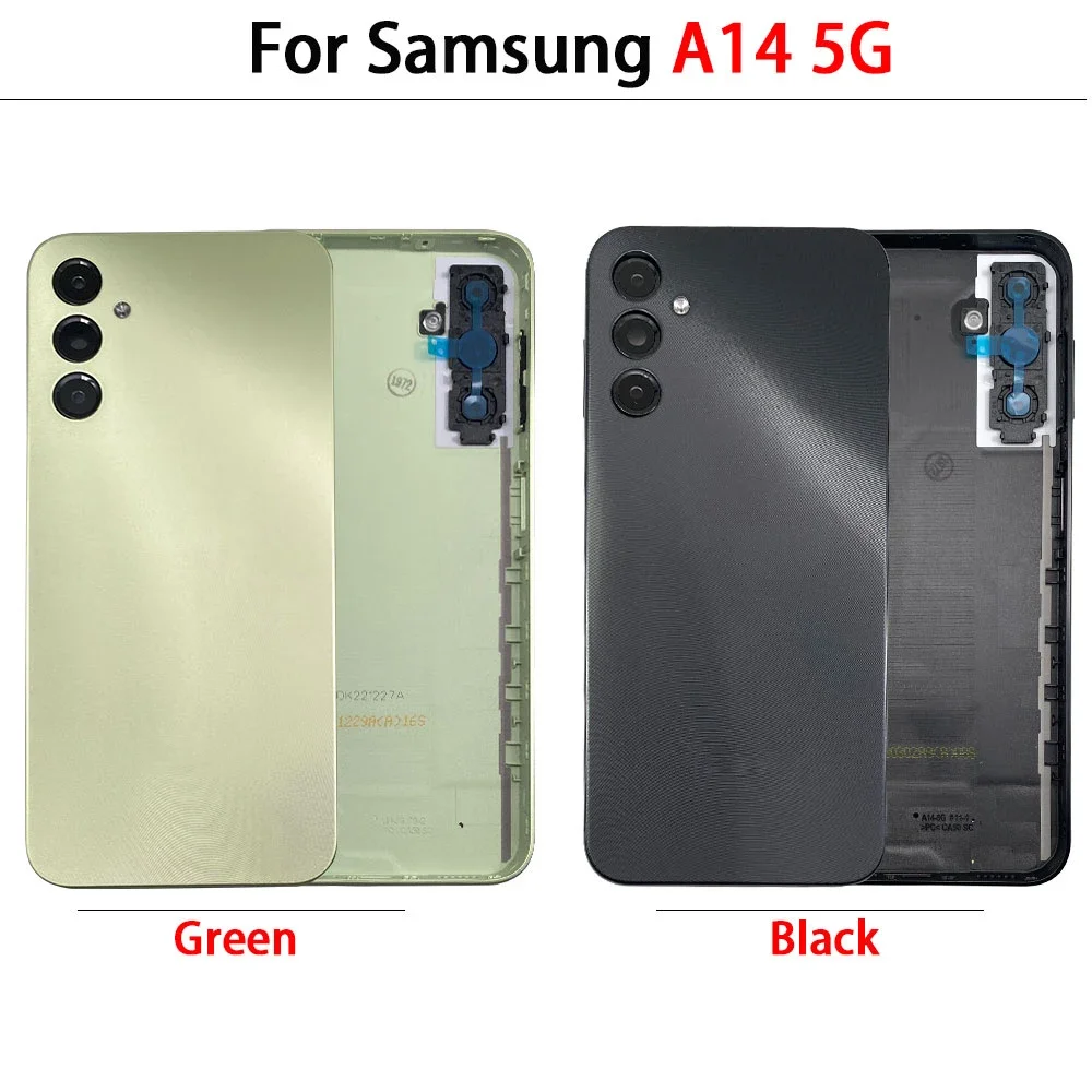 NEW Battery Back Cover For Samsung A13 A14 4G 5G Rear Door Housing Case Cover Replacement Parts With Camera Lens