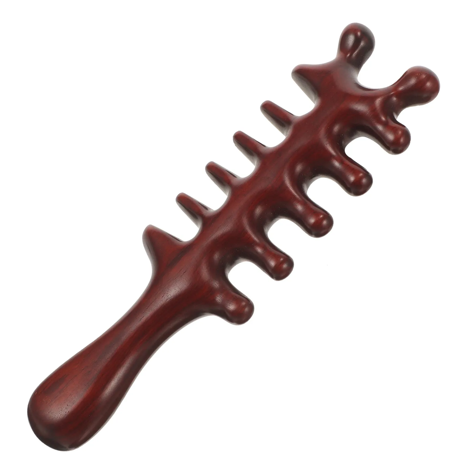 Sandalwood Wood Hair Comb 17Cm Wide Tooth Massage Scalp Massager Meridian Acupoint Therapy Relaxation Scraping Anti-Static Tool