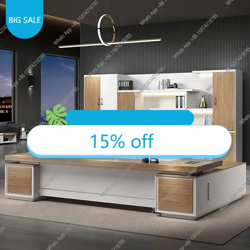 

XS Light Роскошный офисный стол Европейский современный конференц-работа Хранение Минималистичный стол Boss для чтения Мебель Escritorio Oficina