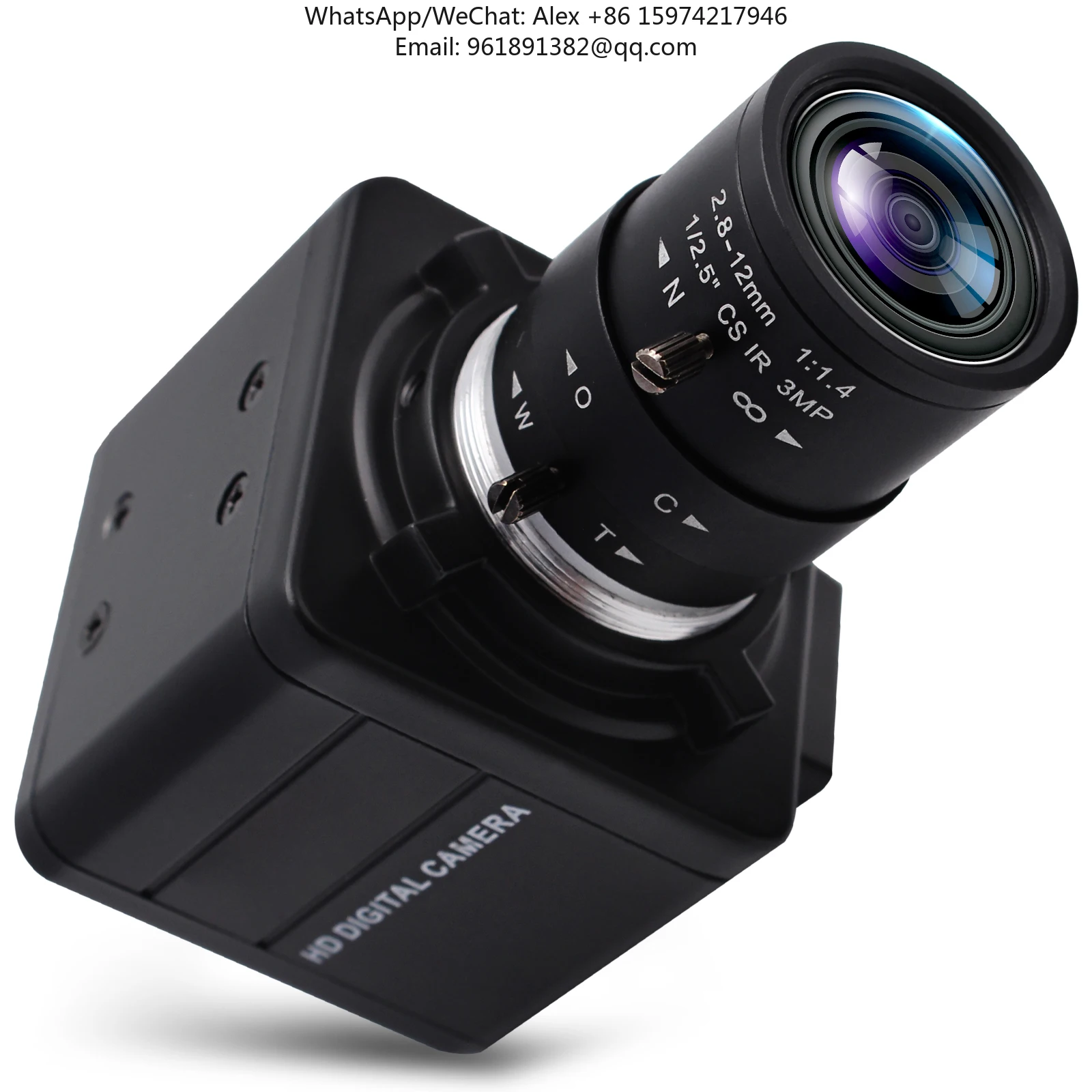 

Free Driver IMX179 8mp CS 2.8-12mm Varifocal Usb Cctv Camera For Industrial Machine Vision ELP-USB8MP02G-MFV(2.8-12)