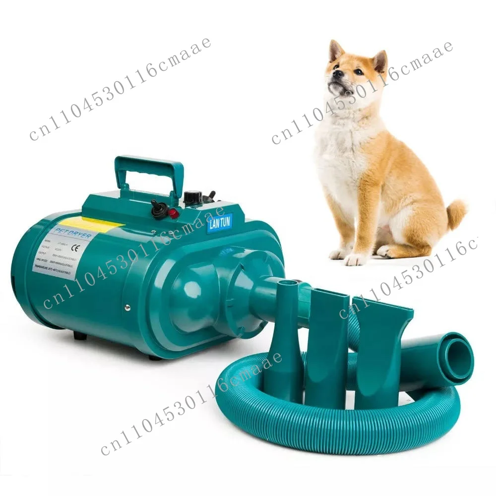 1090C-H Modern double motor four-stage wind speed hair dryer stainless steel plastic material, suitable for small animal bathing