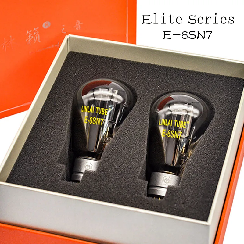 LINLAI Elite Series E-6SN7 Dual Triode for 6SN7 CV181 6N8P 6H8C 5692 VT231 ECC32 HiFi Tube Preamp Amplifier Valve