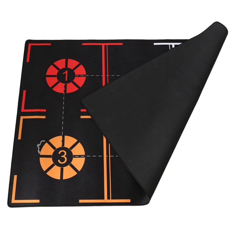 5X Standard Basketball Training Mat Non-Slip Foot Practice Mat Dribble Control Auxiliary Footstep Mat For Adults