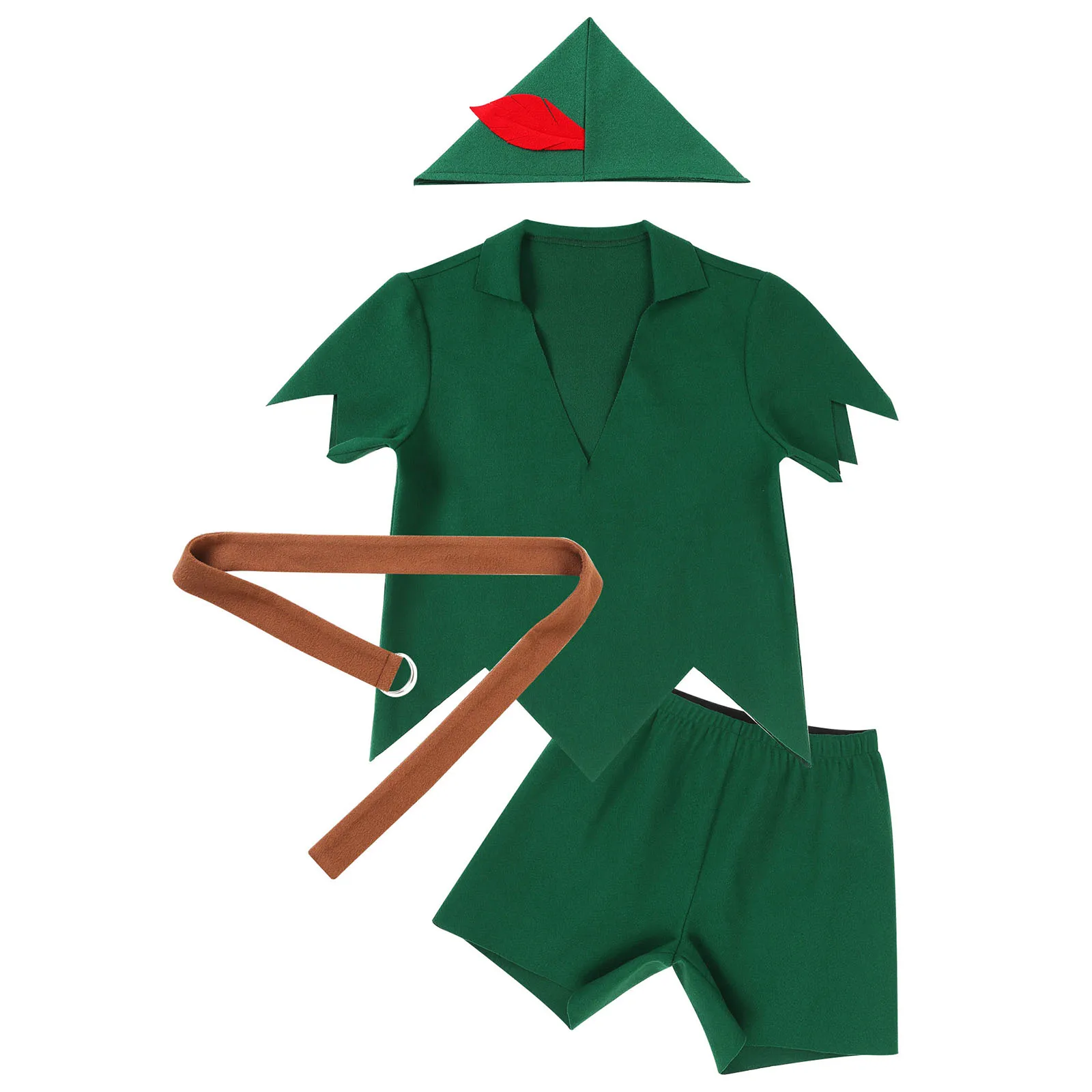 Halloween Peter Pan Elf Cosplay Costume genitore-figlio vestito per padre figlio babbo natale Costume festa di carnevale Dress Up Outfit