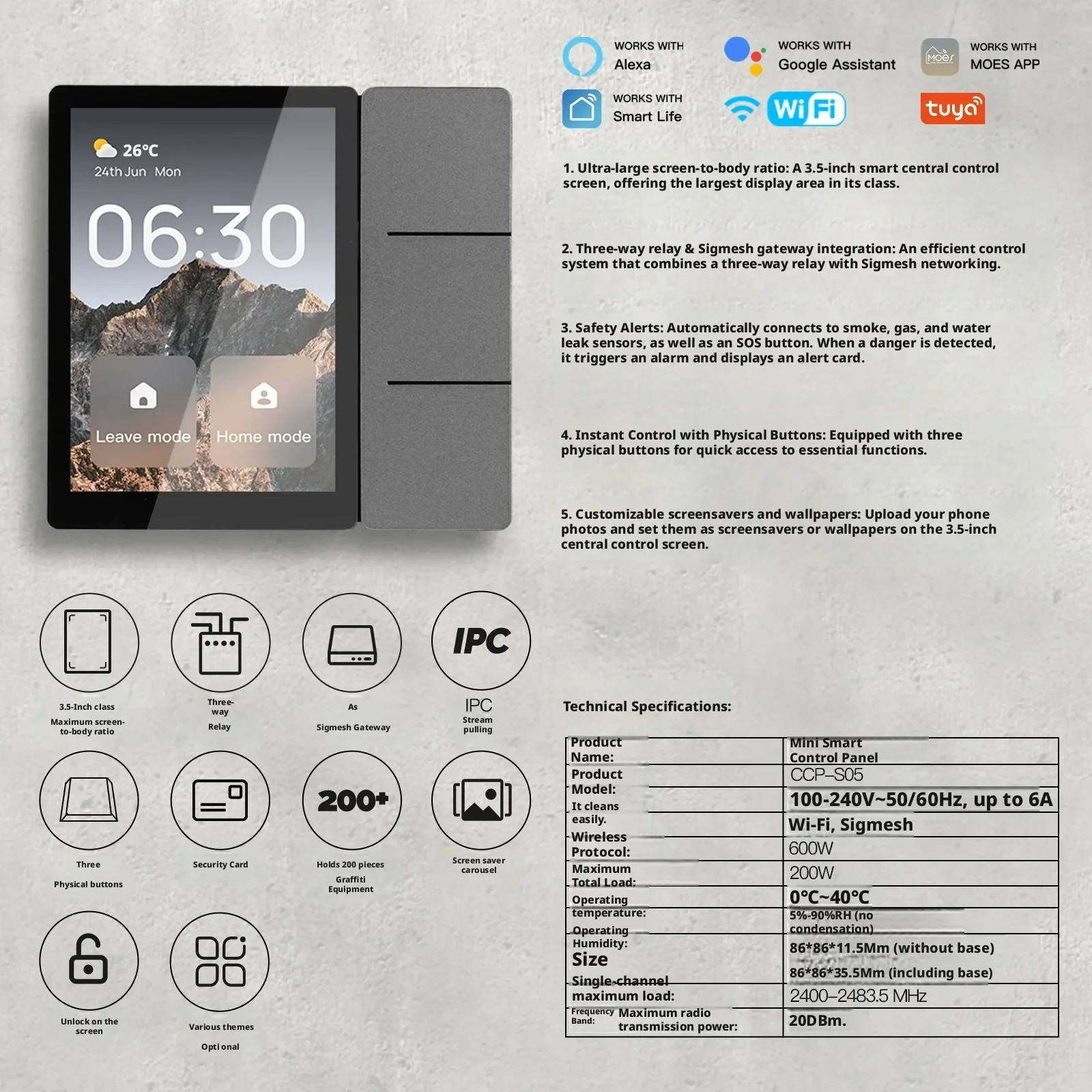 Smart Home Gateway - Tuya Smart Life Wifi Smart Home
