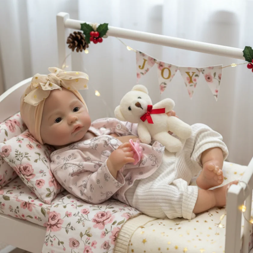 18 Polegada/45cm boca aberta & lavável prado macio silicone bebe reborn menina boneca bebe reborn de silicona realista recém-nascido menina boneca